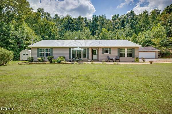 6.54 Acres of Land with Home for Sale in Church Hill, Tennessee