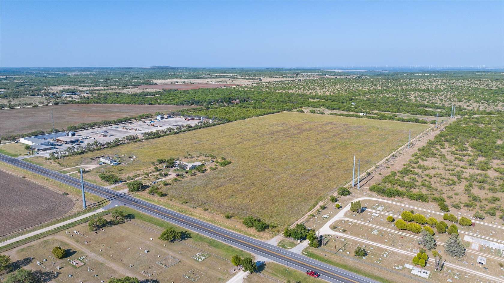 2.73 Acres of Land with Home for Sale in Baird, Texas