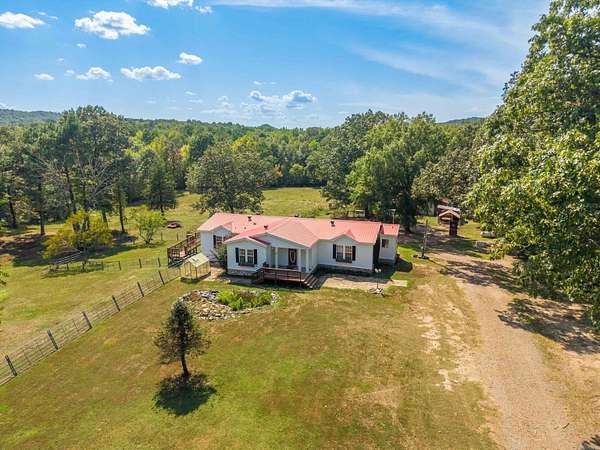 38.6 Acres of Land with Home for Sale in Norman, Arkansas