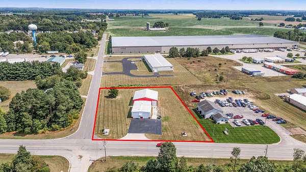 1.75 Acres of Improved Commercial Land for Sale in Howard City, Michigan
