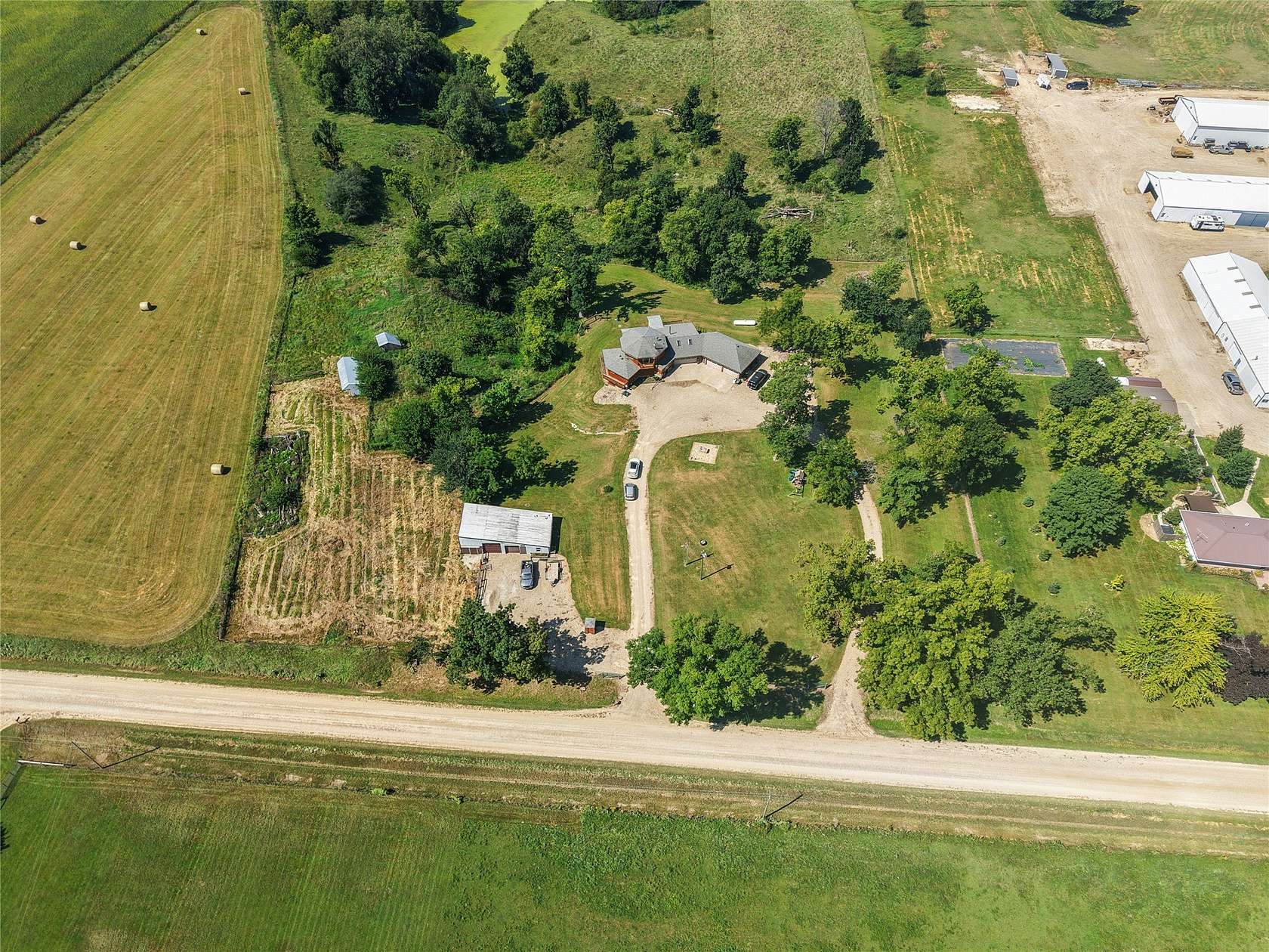 3.8 Acres of Land with Home for Sale in Garwin, Iowa