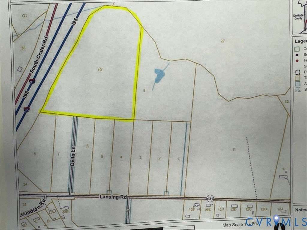 26 Acres of Recreational & Residential Land for Sale in Prince George, Virginia