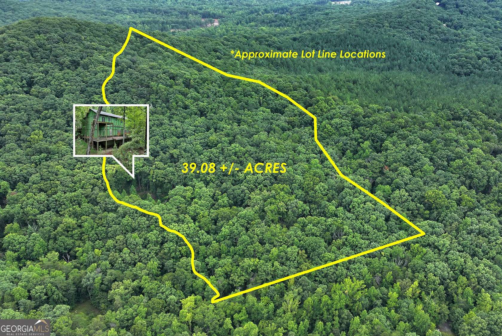 39 Acres of Land with Home for Sale in Clarkesville, Georgia