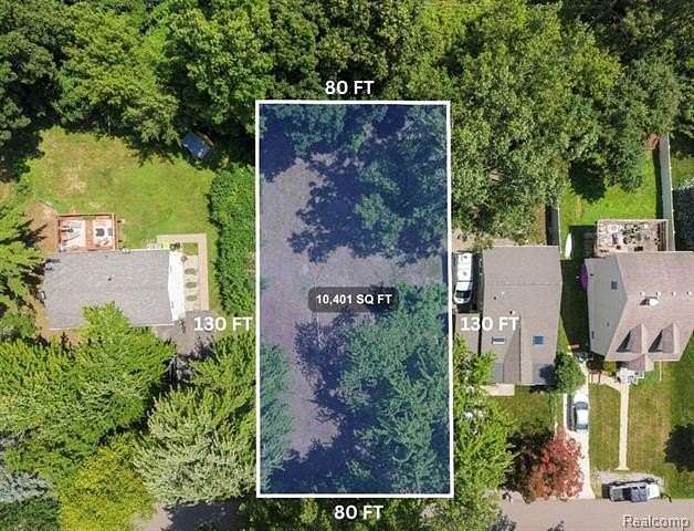 0.24 Acres of Residential Land for Sale in West Bloomfield, Michigan