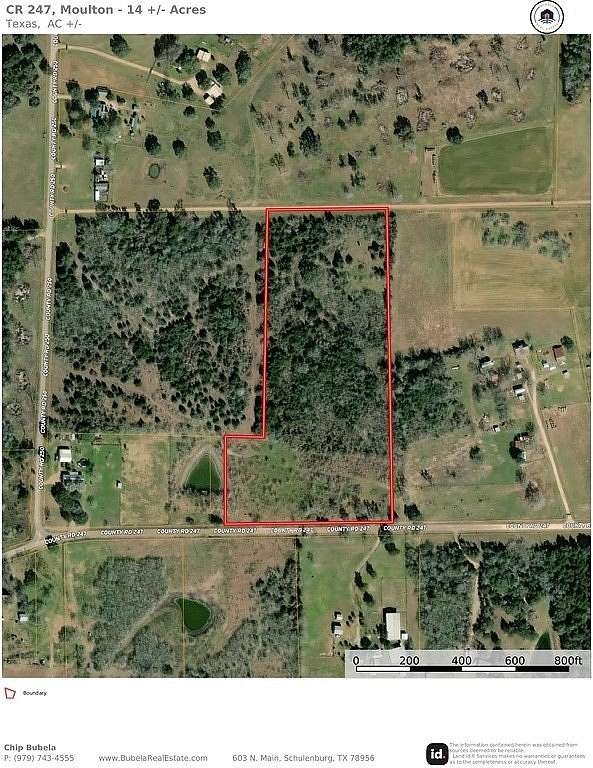 14 Acres of Land for Sale in Moulton, Texas