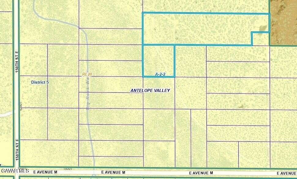 9.67 Acres of Land for Sale in Lancaster, California