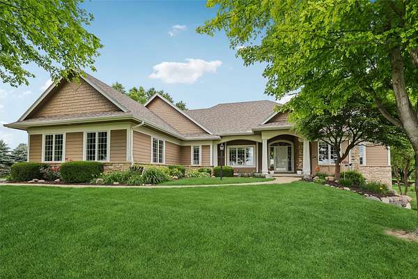 6.79 Acres of Land with Home for Sale in Dallas Center, Iowa