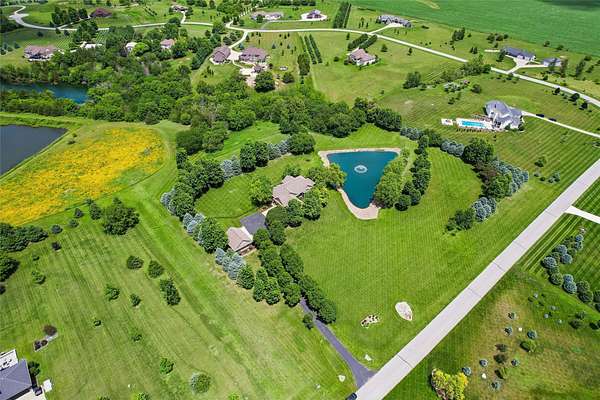 6.79 Acres of Land with Home for Sale in Dallas Center, Iowa