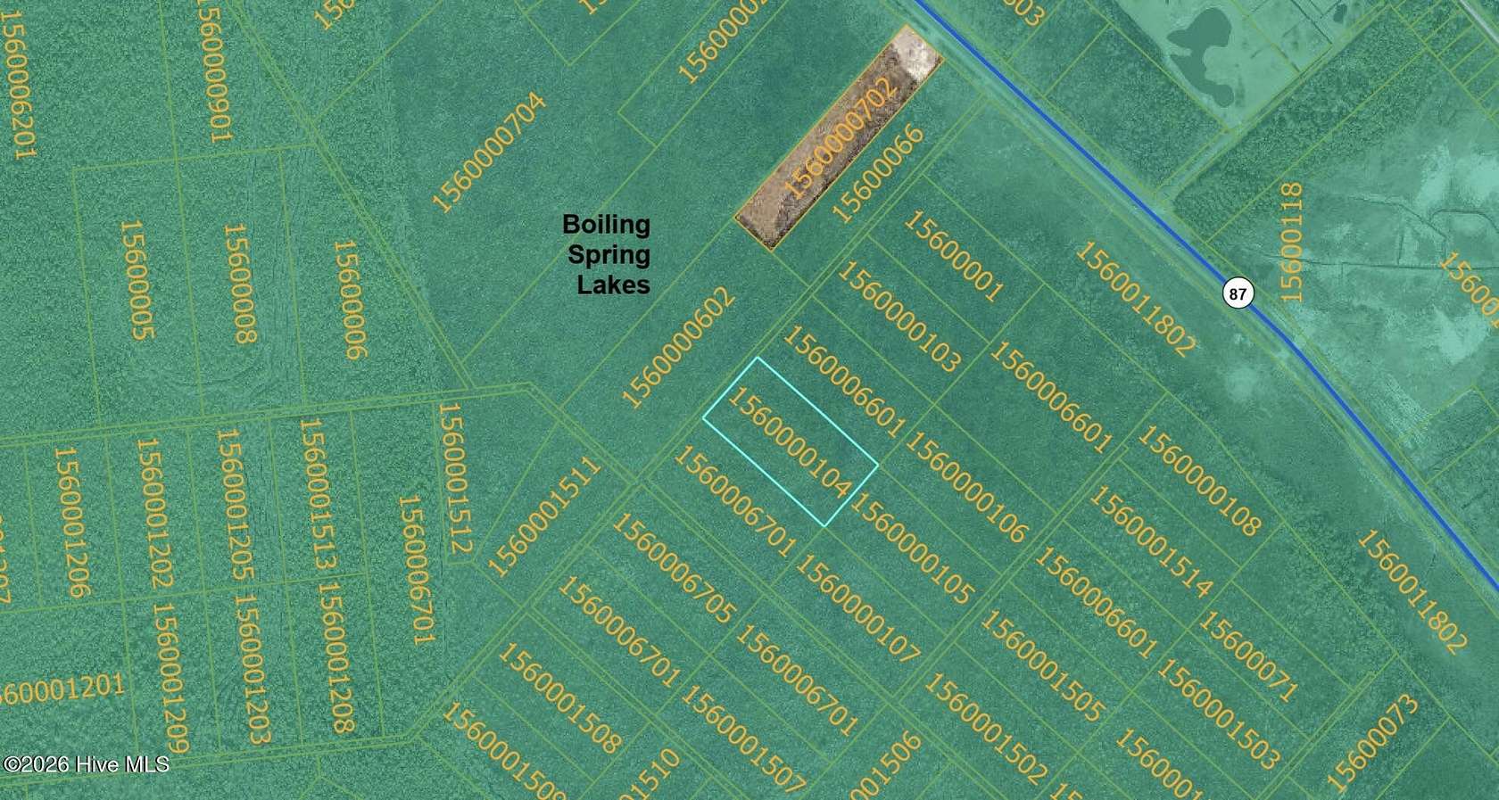 5 Acres of Residential Land for Sale in Boiling Spring Lakes, North Carolina