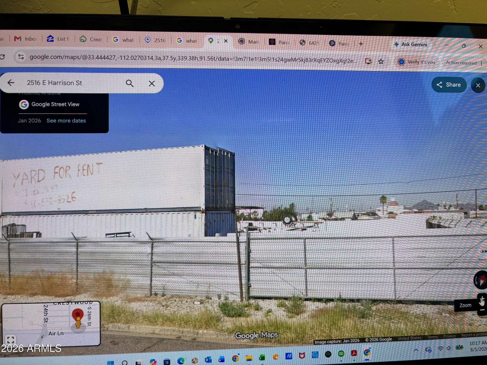 0.23 Acres of Commercial Land for Lease in Phoenix, Arizona