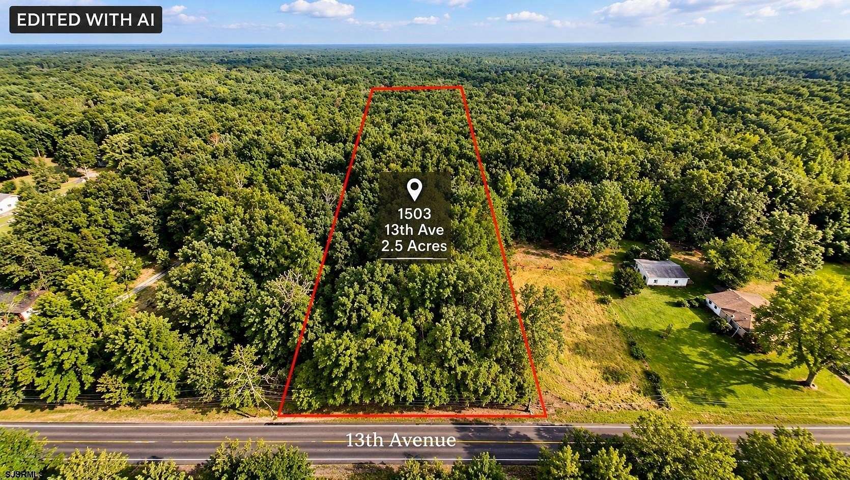 2.5 Acres of Residential Land for Sale in Dorothy, New Jersey