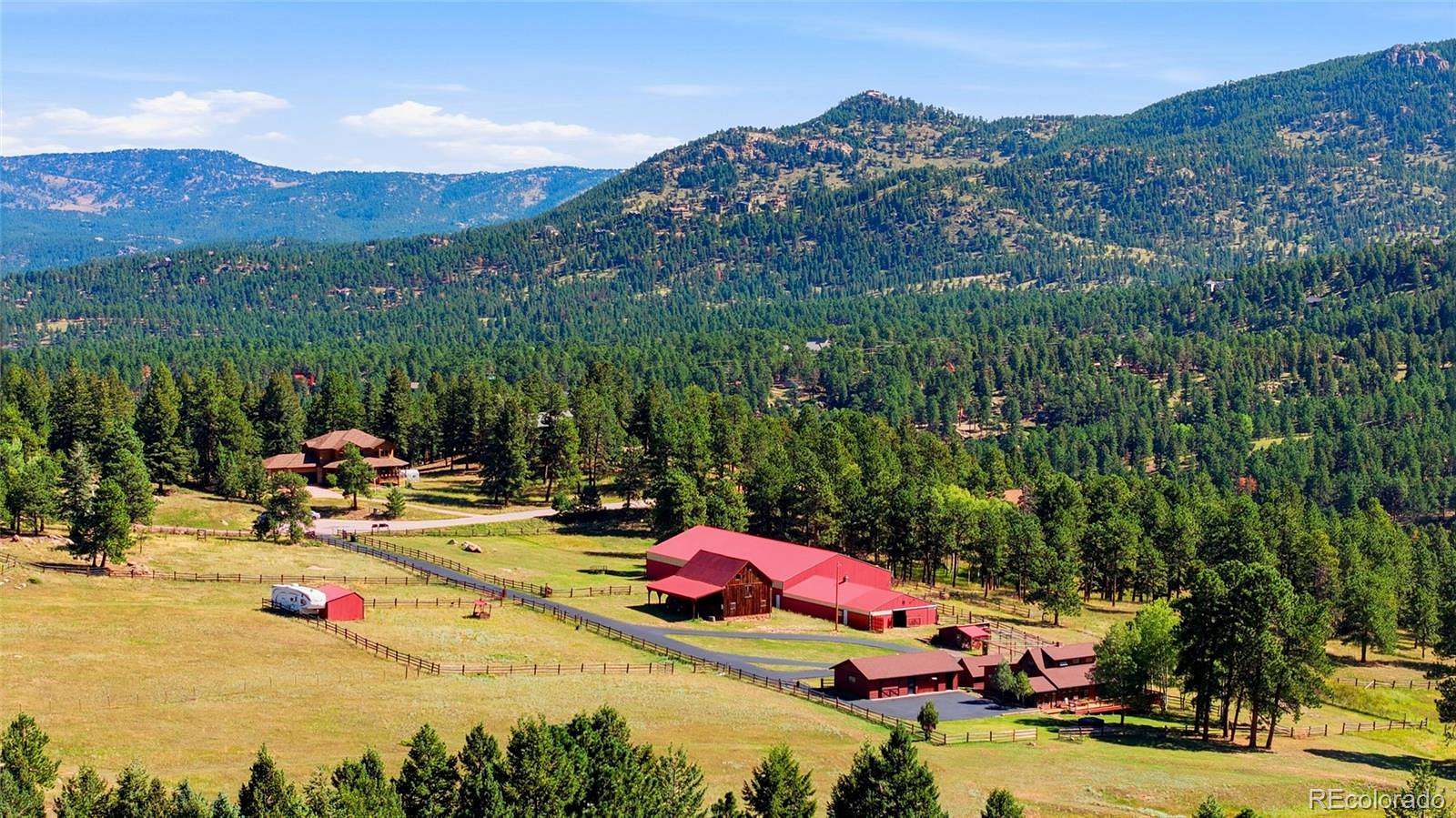 30 Acres of Land with Home for Sale in Evergreen, Colorado