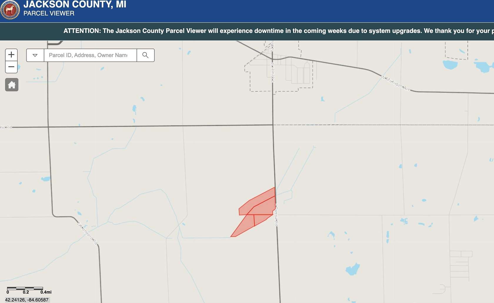 80.5 Acres of Land for Sale in Parma, Michigan