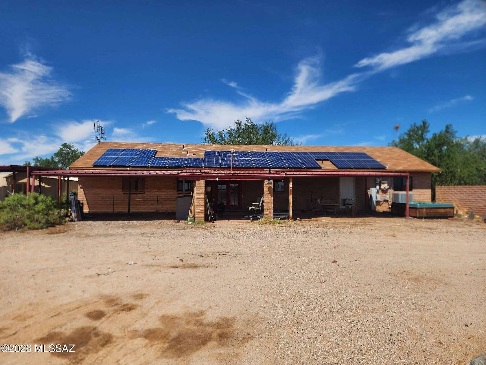 4 Acres of Land with Home for Sale in Marana, Arizona