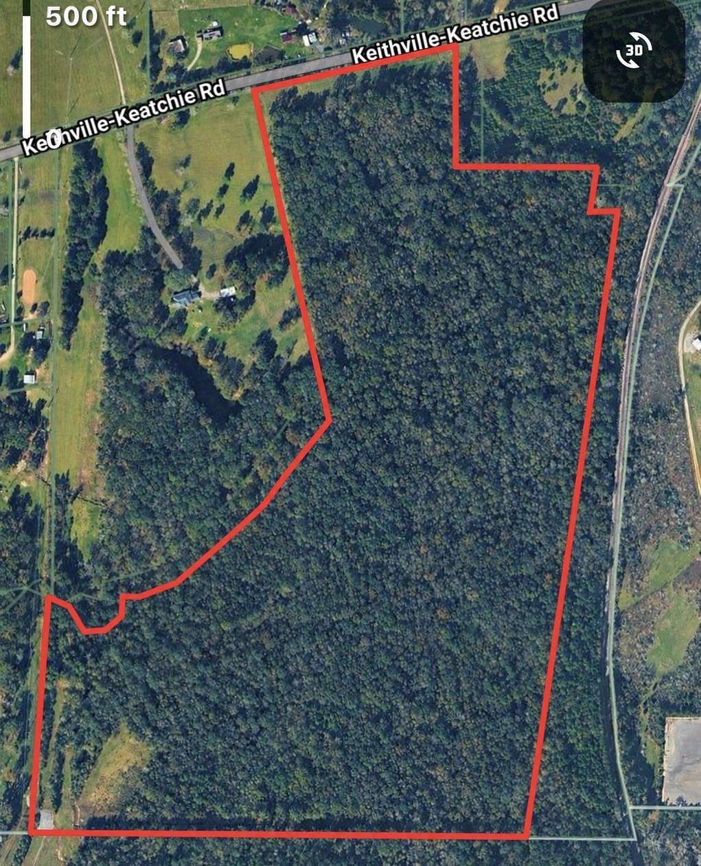 98.8 Acres of Recreational & Residential Land for Sale in Keithville, Louisiana