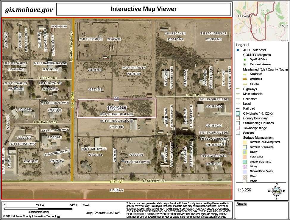 2.19 Acres of Residential Land for Sale in Mohave Valley, Arizona