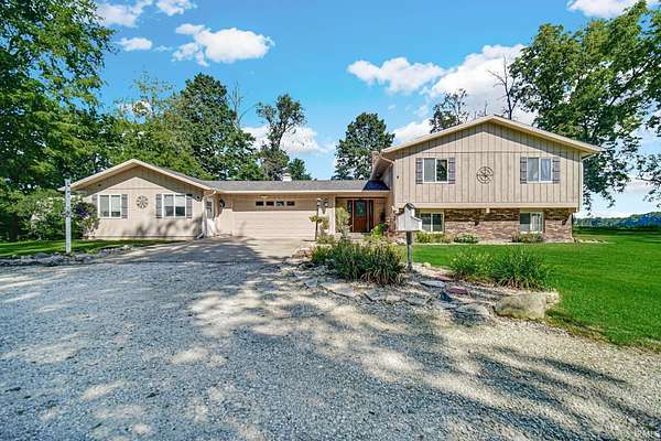 8 Acres of Land with Home for Sale in Plymouth, Indiana
