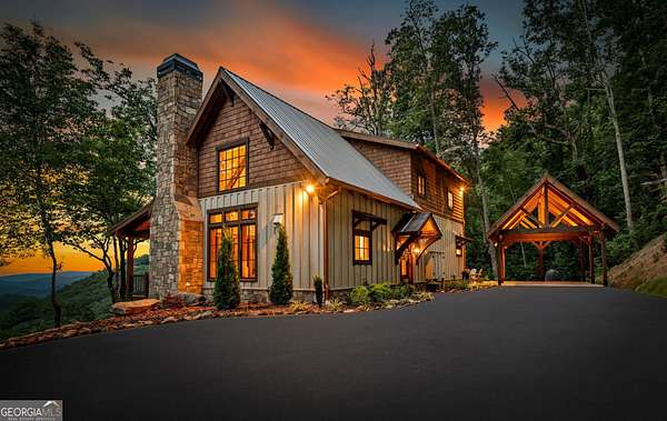 5.23 Acres of Land with Home for Sale in Ellijay, Georgia