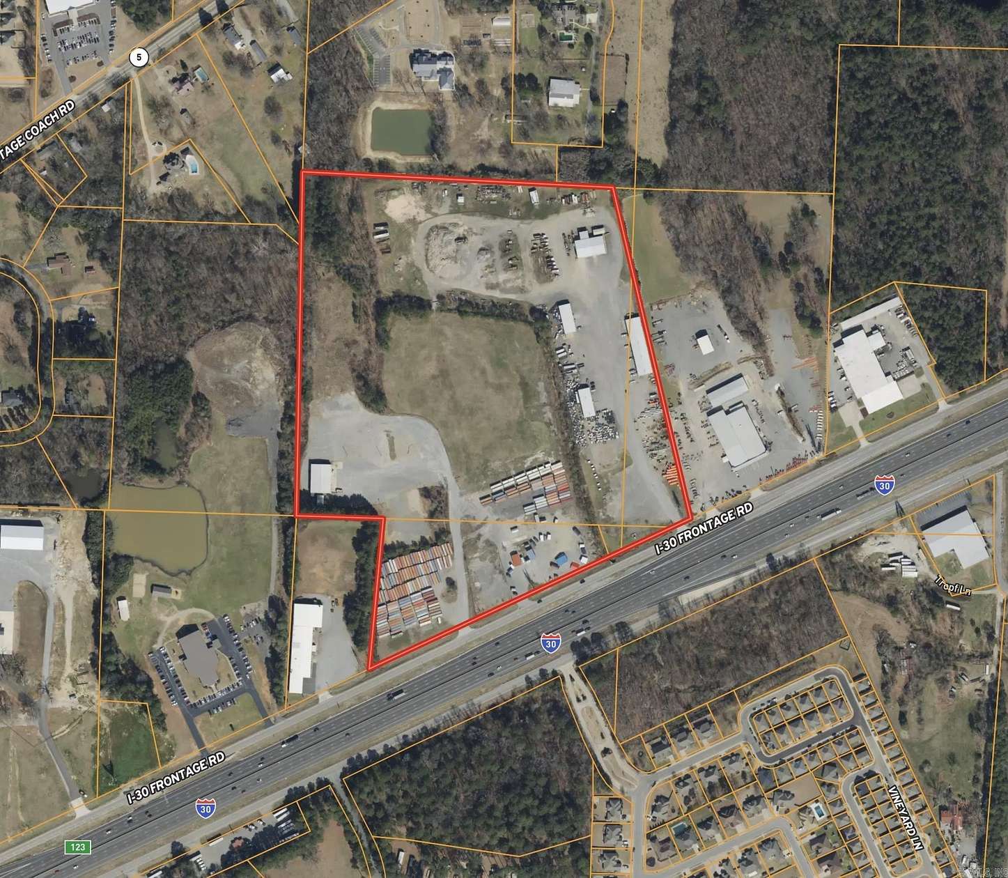 40 Acres of Improved Commercial Land for Sale in Bryant, Arkansas