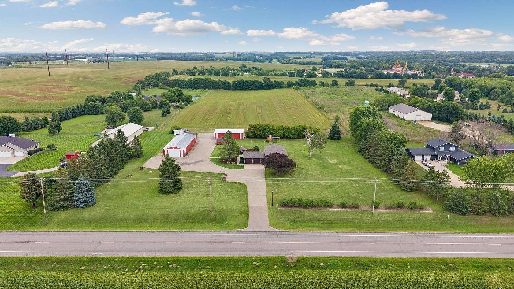 4.58 Acres of Land with Home for Sale in Farmington, Minnesota