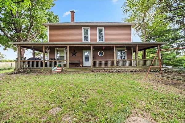 15.2 Acres of Land with Home for Sale in St. Paris, Ohio
