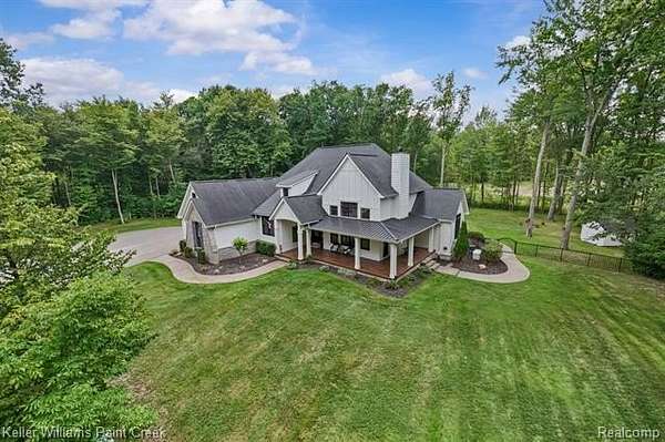 2.5 Acres of Land with Home for Sale in Washington Township, Michigan