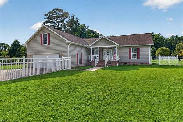 3 Acres of Land with Home for Sale in Suffolk, Virginia