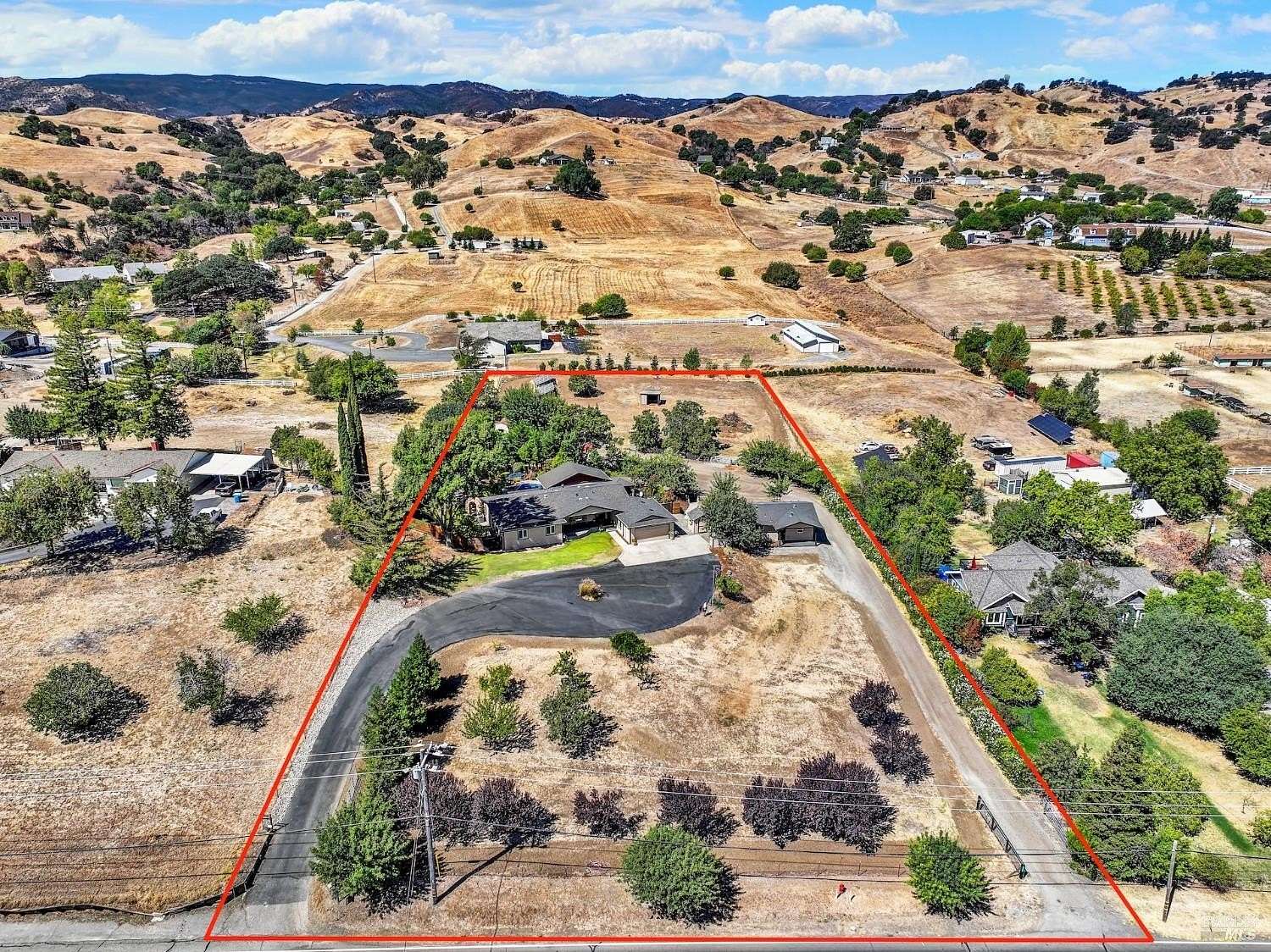 2.35 Acres of Land with Home for Sale in Vacaville, California