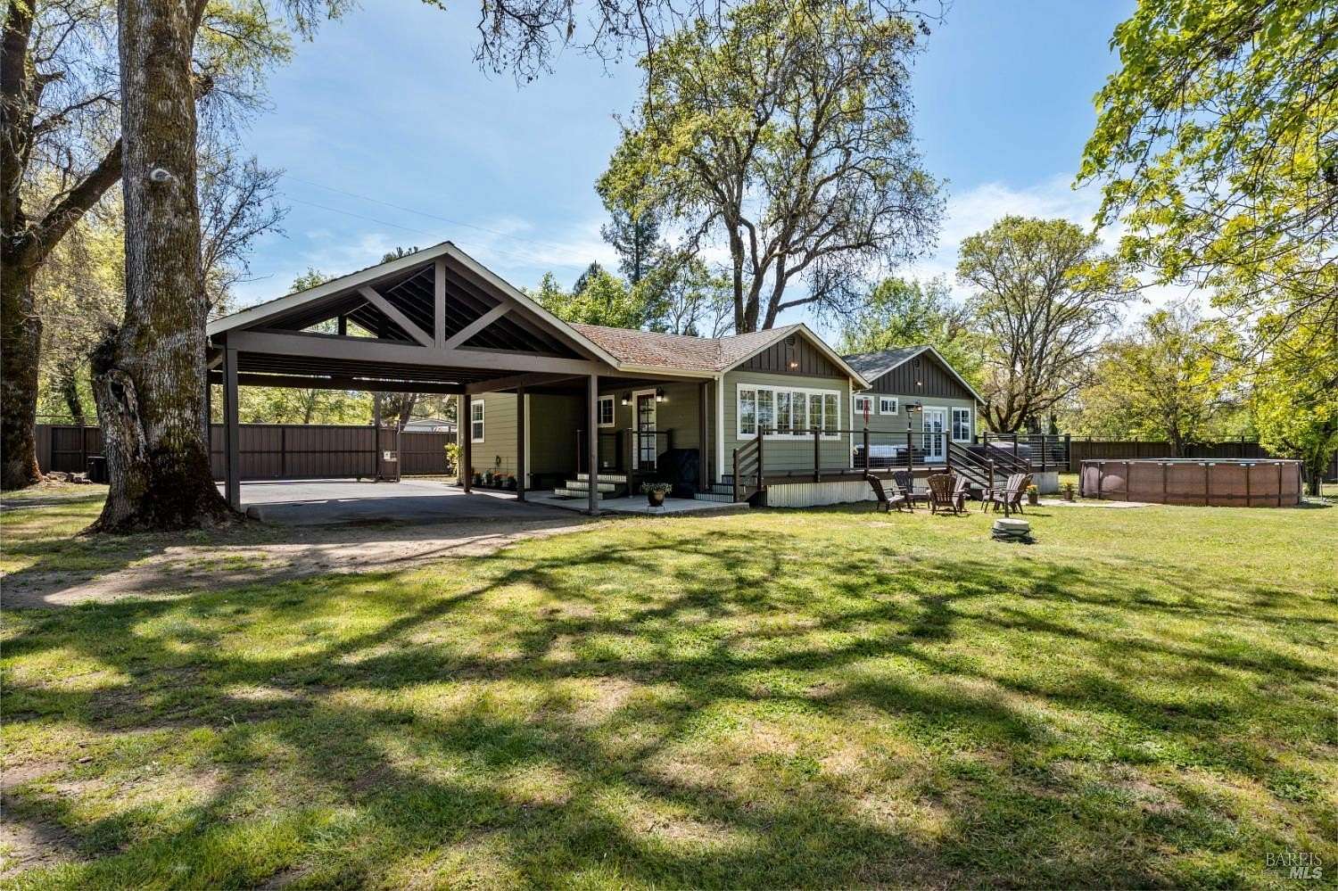 10 Acres of Land with Home for Sale in Willits, California