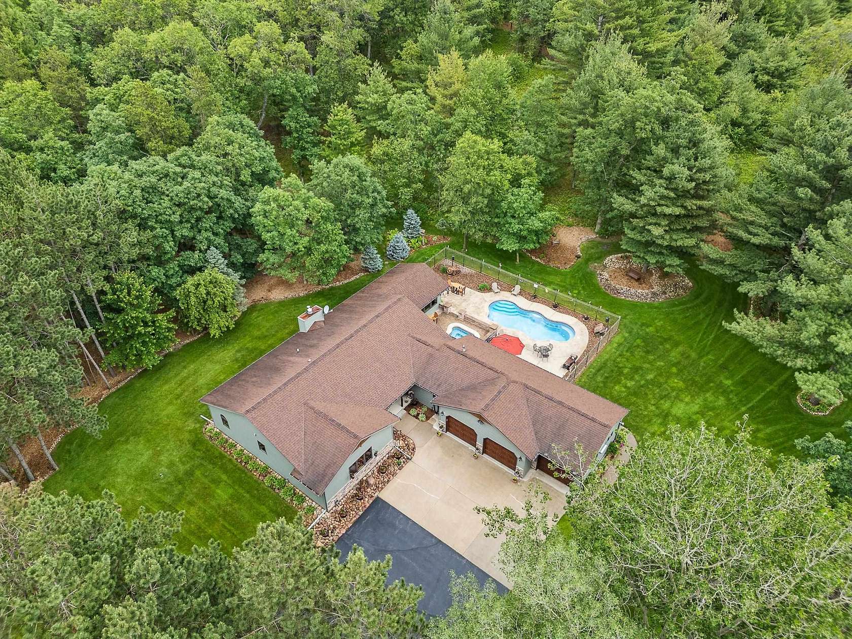 10 Acres of Land with Home for Sale in Nekoosa, Wisconsin