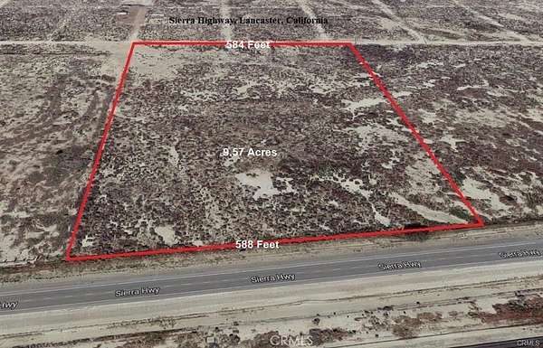 9.57 Acres of Commercial Land for Sale in Lancaster, California