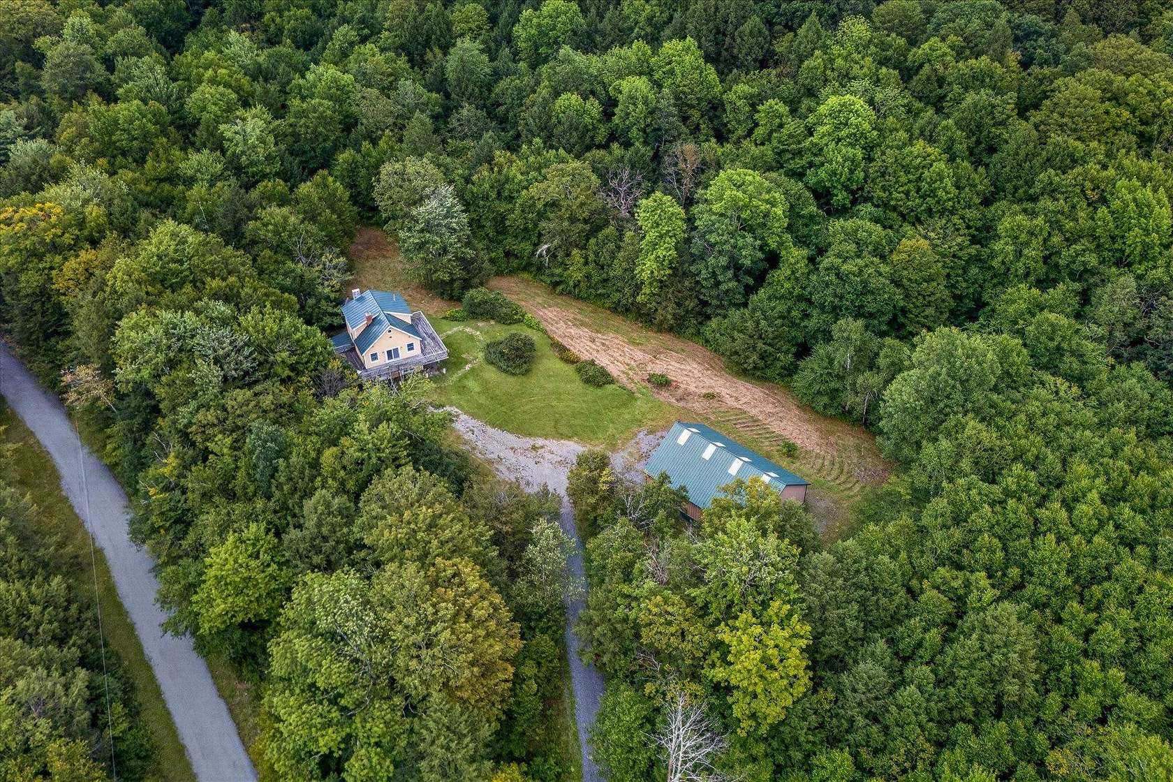 10.5 Acres of Recreational Land with Home for Sale in Hubbardton, Vermont