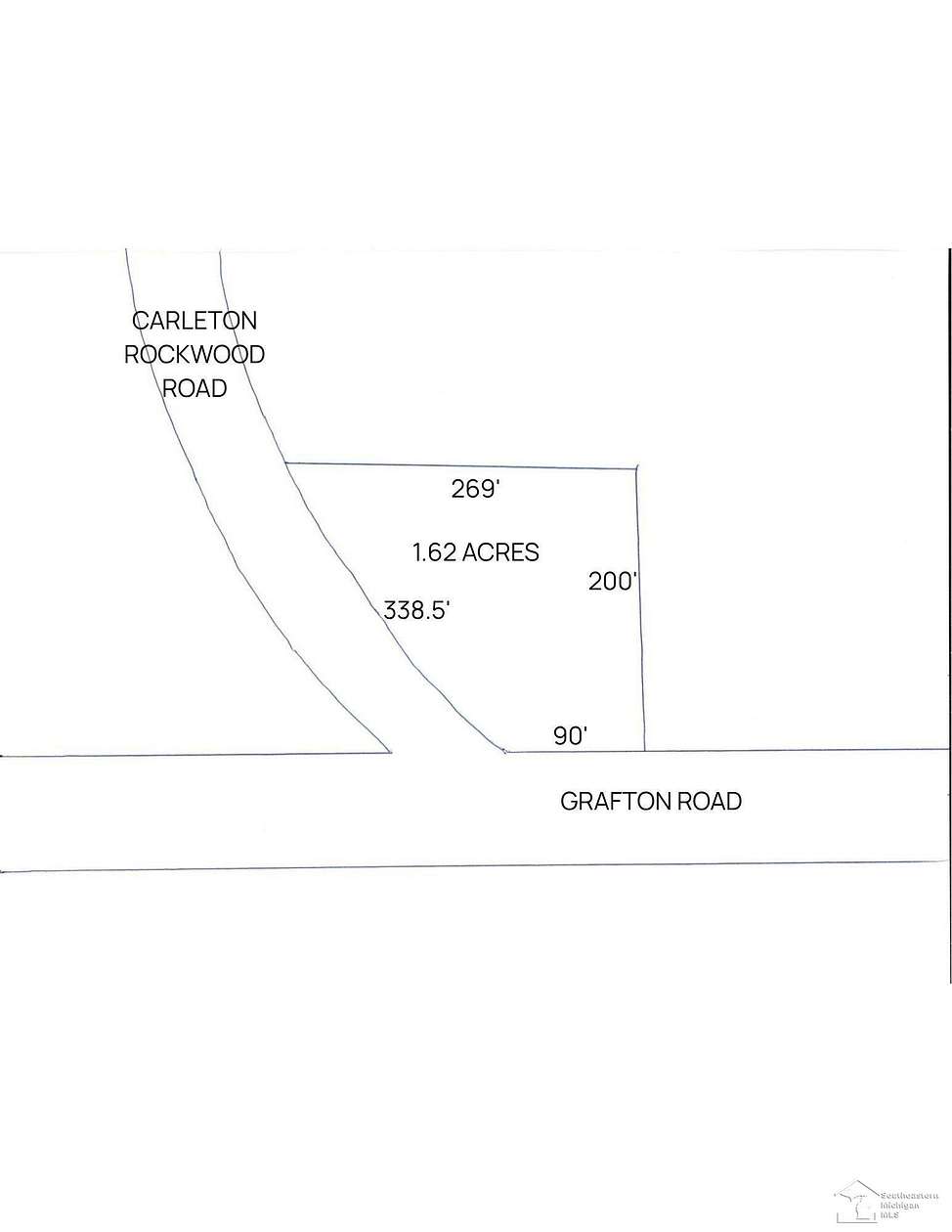 1.66 Acres of Commercial Land for Sale in Carleton, Michigan