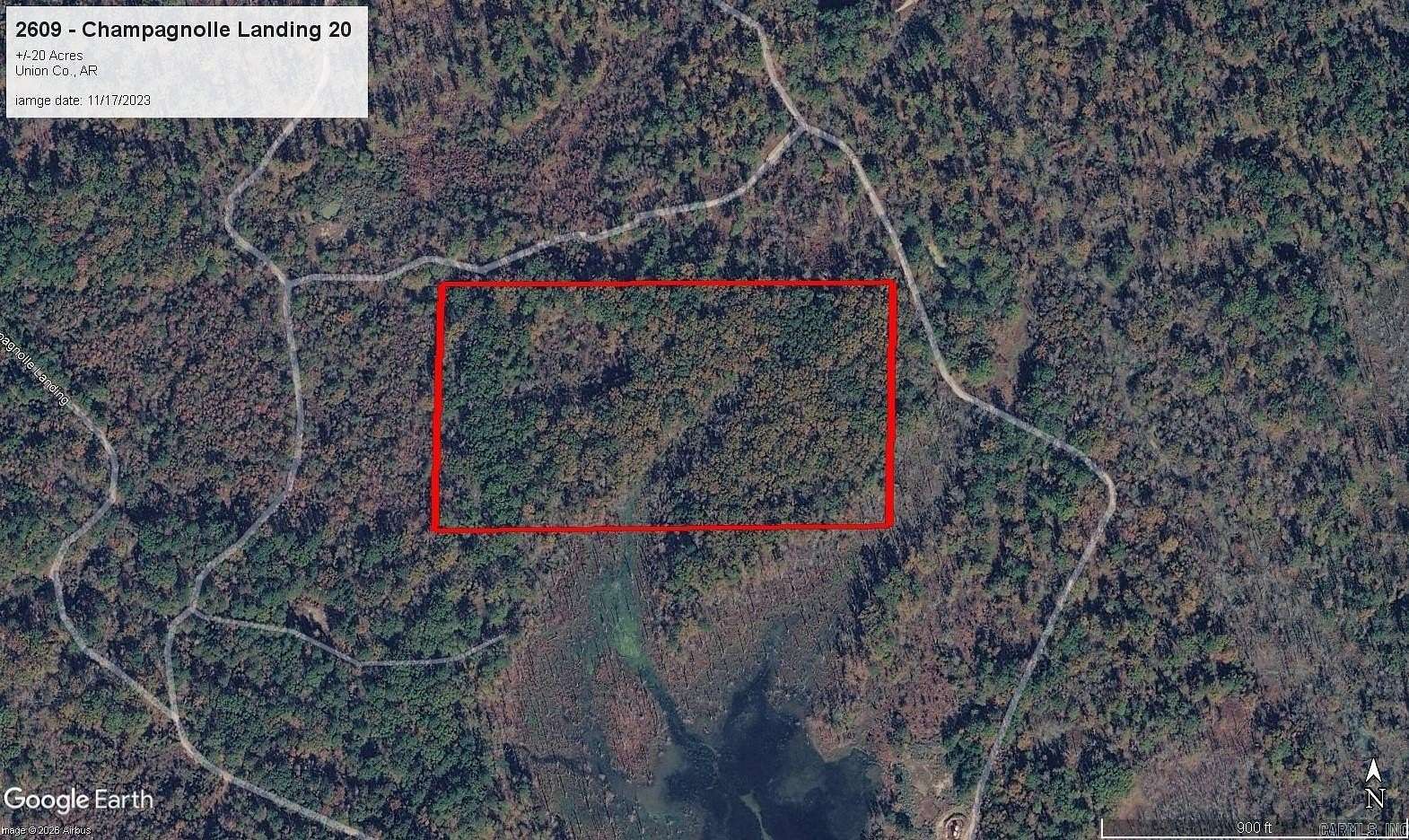 20 Acres of Recreational Land for Sale in El Dorado, Arkansas