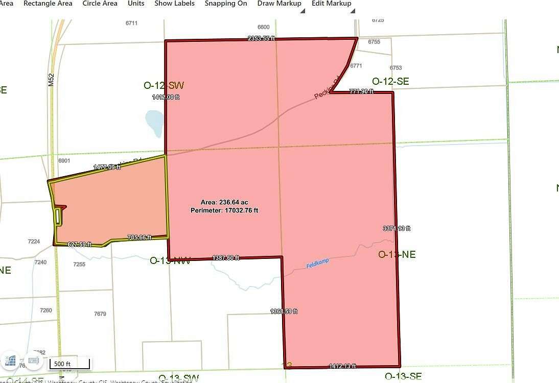 220 Acres of Land for Sale in Manchester, Michigan
