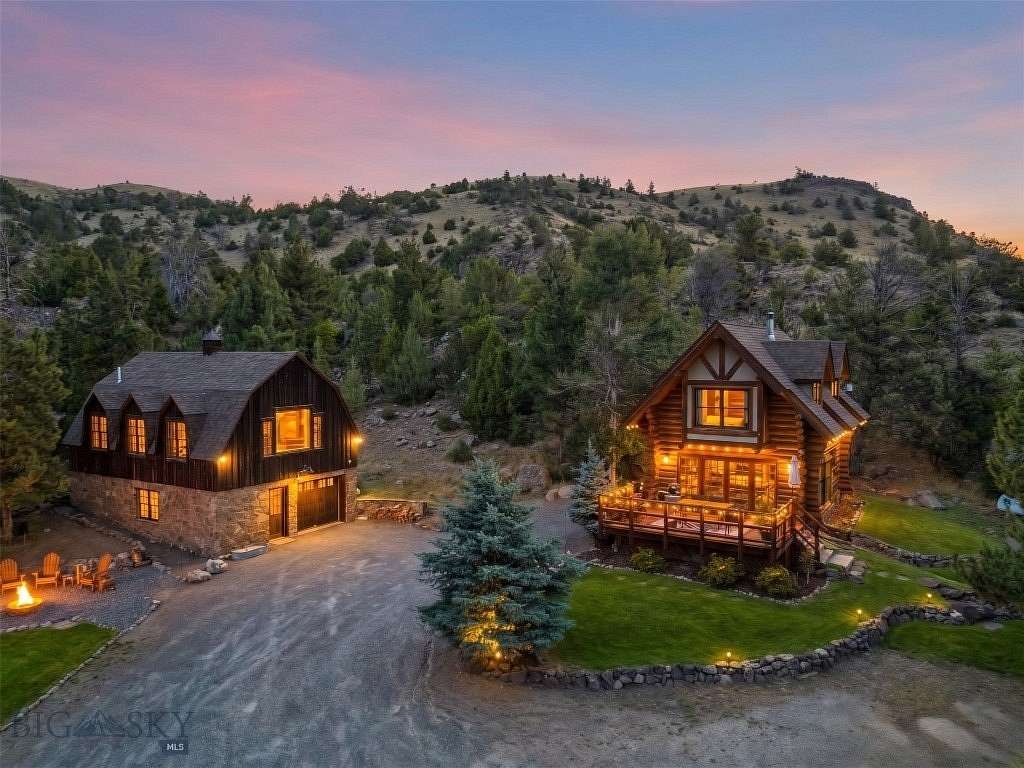 28.9 Acres of Recreational Land with Home for Sale in Emigrant, Montana