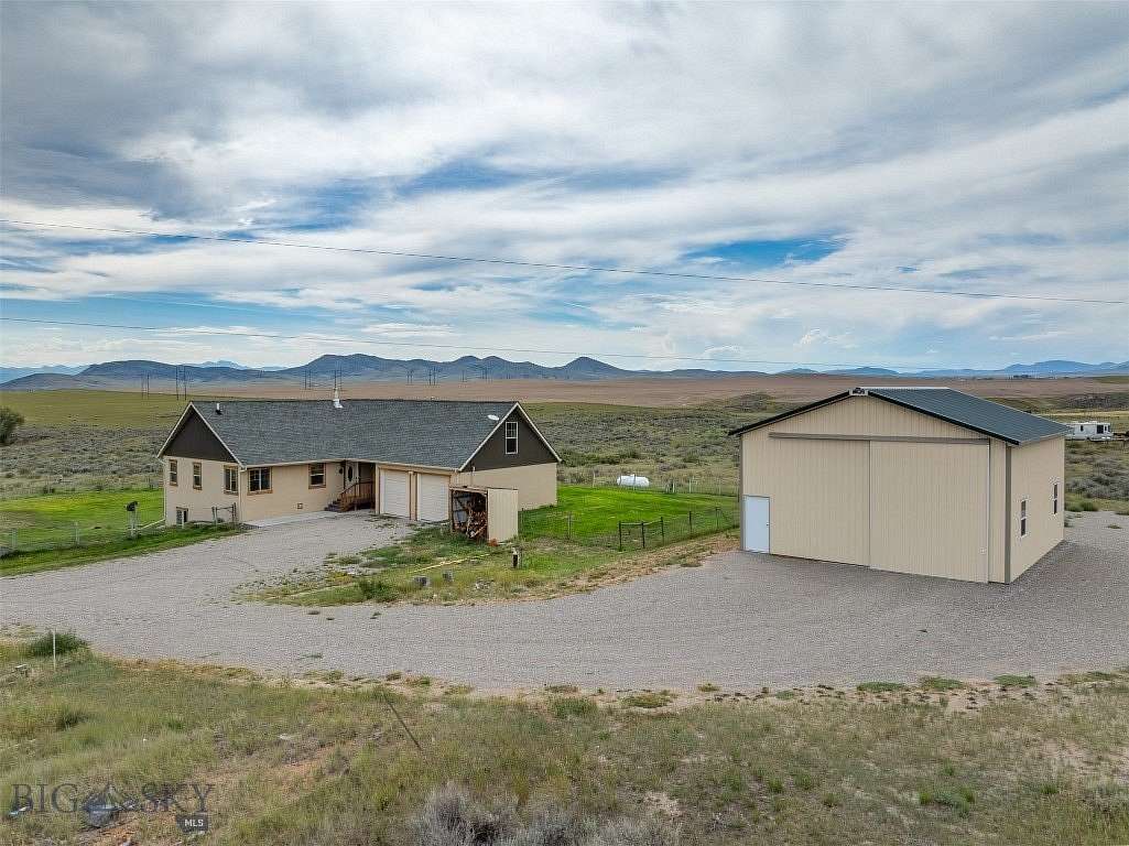 9.8 Acres of Land with Home for Sale in Three Forks, Montana