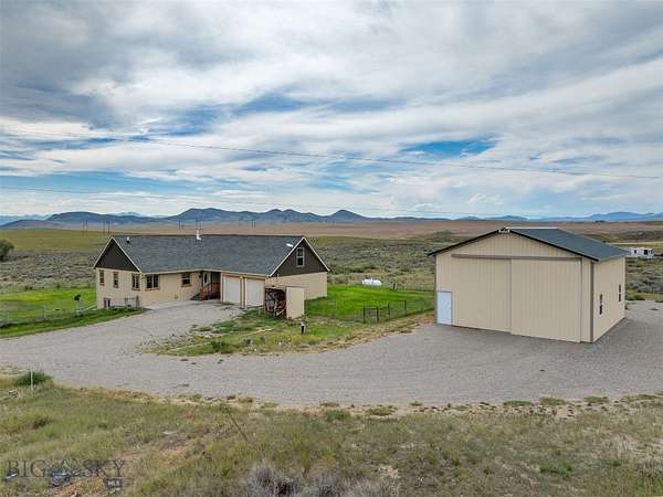 9.8 Acres of Land with Home for Sale in Three Forks, Montana