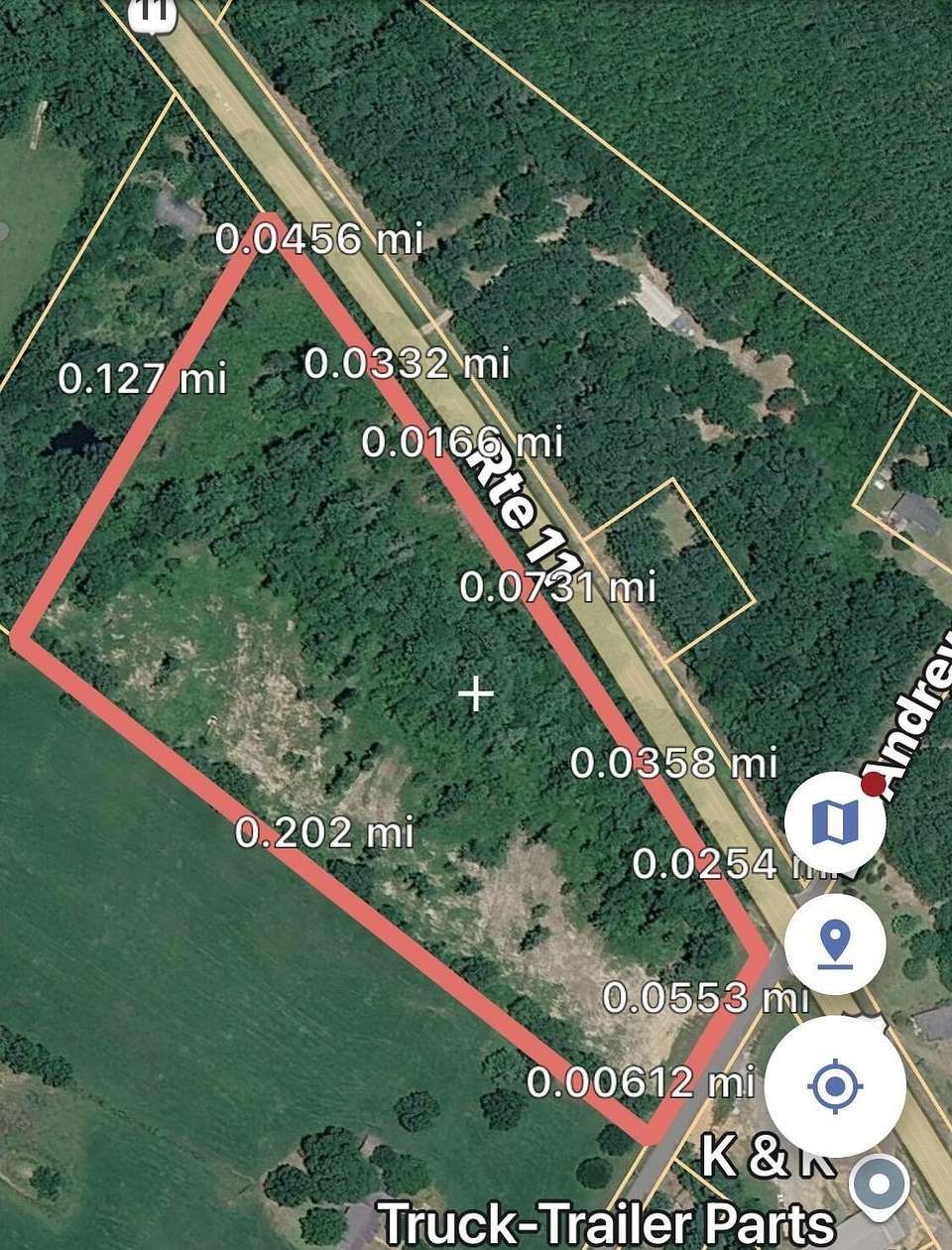 13 Acres of Commercial Land for Sale in Purvis, Mississippi
