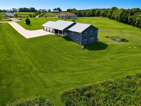 4 Acres of Land with Home for Sale in Monroe, Wisconsin