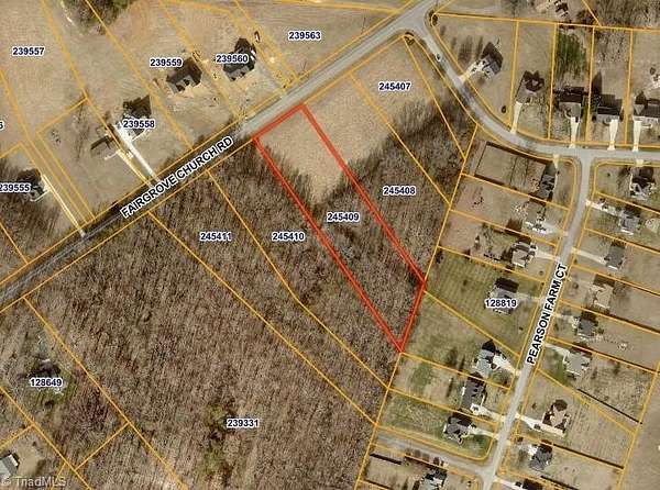 2.14 Acres of Residential Land for Sale in Browns Summit, North Carolina