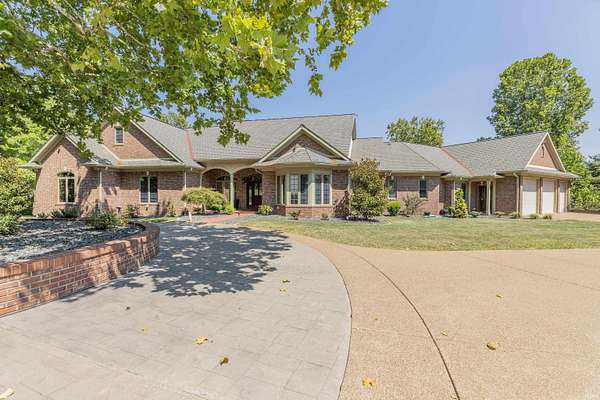 25.6 Acres of Recreational Land with Home for Sale in Evansville, Indiana