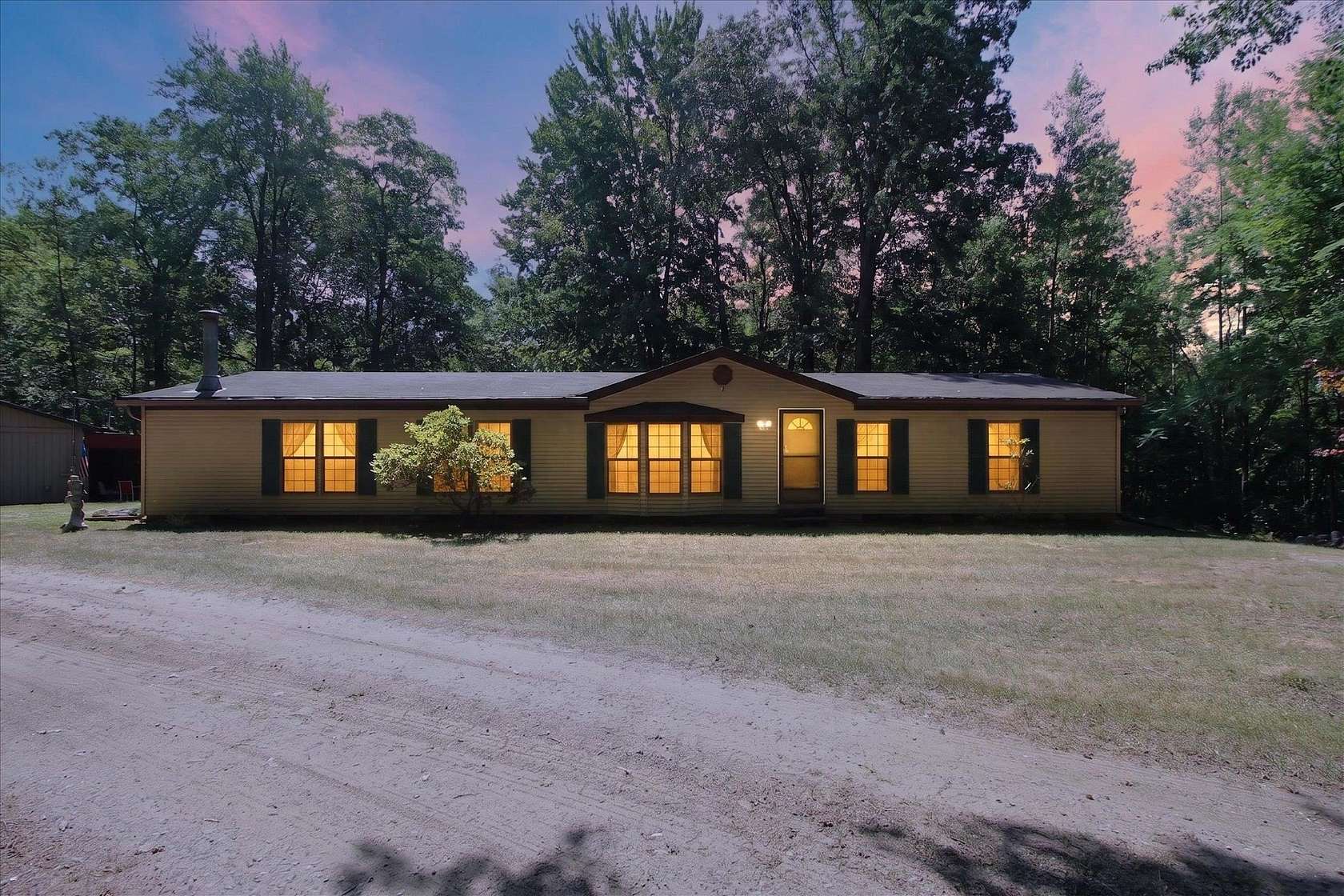 14 Acres of Recreational Land with Home for Sale in Lake, Michigan