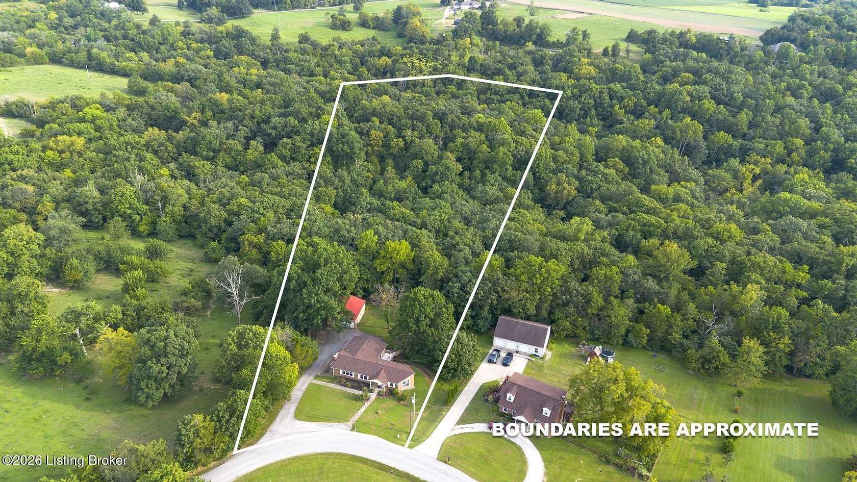 6.9 Acres of Land with Home for Sale in Mount Washington, Kentucky