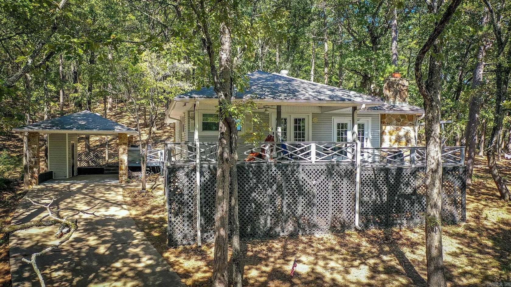 1.59 Acres of Land with Home for Sale in Fairfield Bay, Arkansas