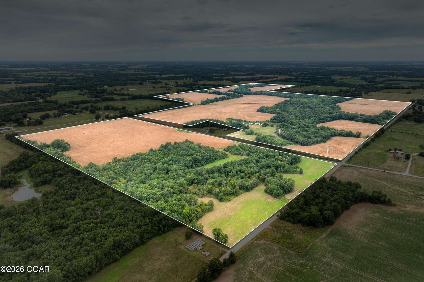 393 Acres of Agricultural Land for Sale in Baxter Springs, Kansas
