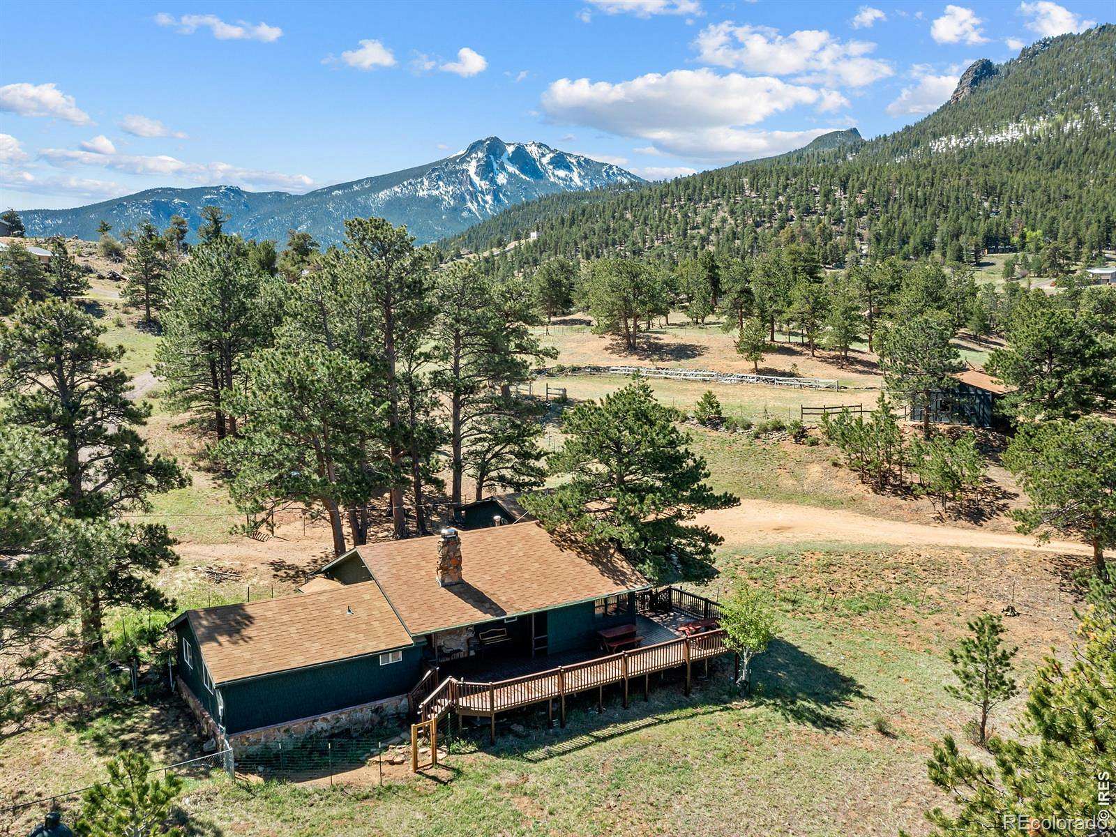 2.75 Acres of Land with Home for Sale in Estes Park, Colorado
