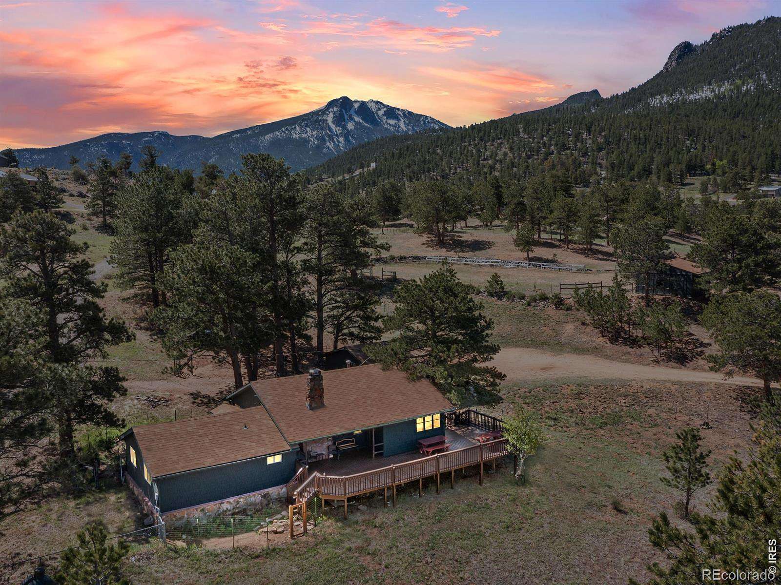 2.75 Acres of Land with Home for Sale in Estes Park, Colorado