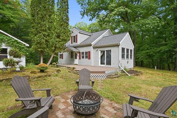 2.5 Acres of Land with Home for Sale in Lake Nebagamon, Wisconsin