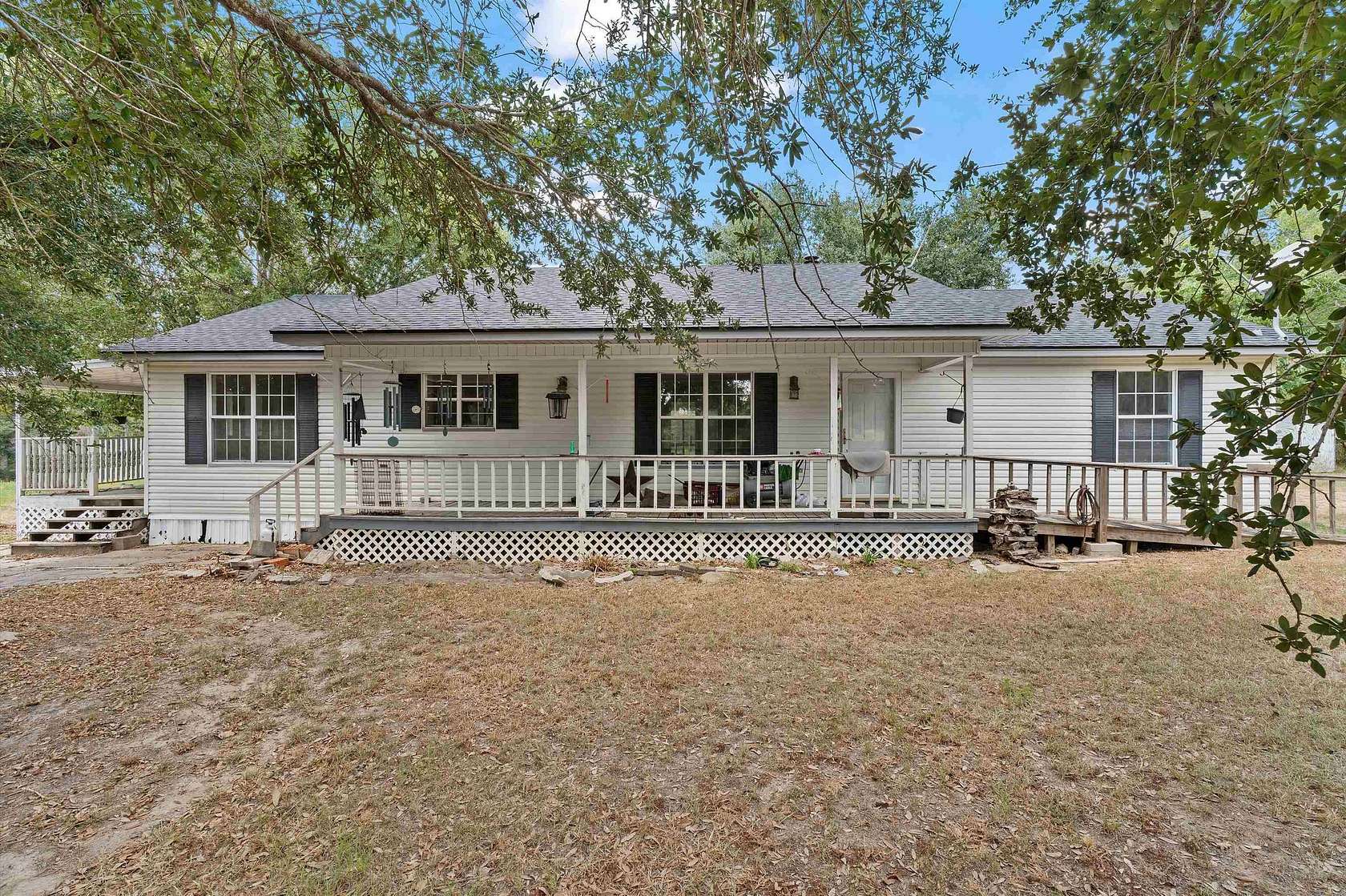 10.3 Acres of Land with Home for Sale in Tenaha, Texas